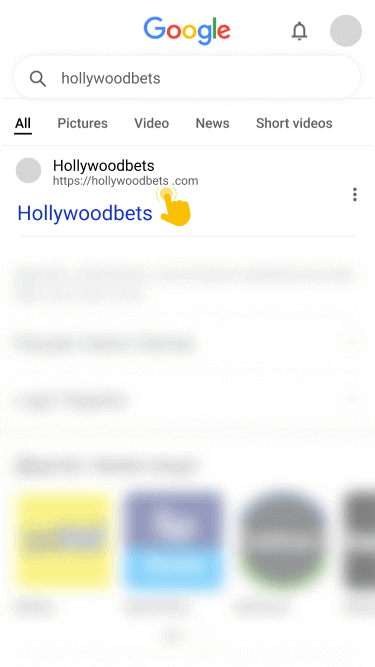 Visit Hollywoodbets’ website