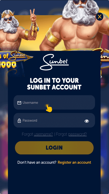 Complete the login process Complete the login process